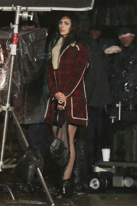 Morena Baccarin On The Set Of Deadpool In Vancouver April 2015