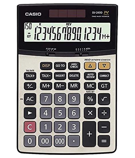 Casio Dj 240 D Basic Calculator Buy Online At Best Price In India