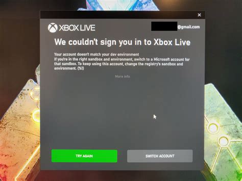 We Couldnt Sign You In To Xbox Live Microsoft Community