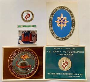 6 Items Progression From Army Map Service To Defense Mapping Agency Ebay