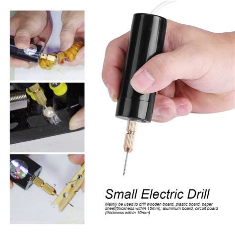 Ejoyous Portable Mini Small Electric Drills Handheld Micro USB Drill