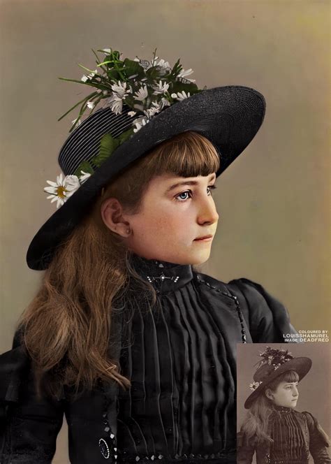 Photograph Of An 1890s Girl Colorized By Louisshamurel On Deviantart