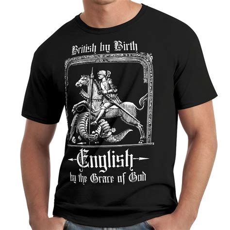 England T Shirt English By The Grace Of God