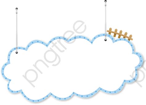 Cloud Border Cloud Clipart Cartoon Blue Png Transparent Clipart