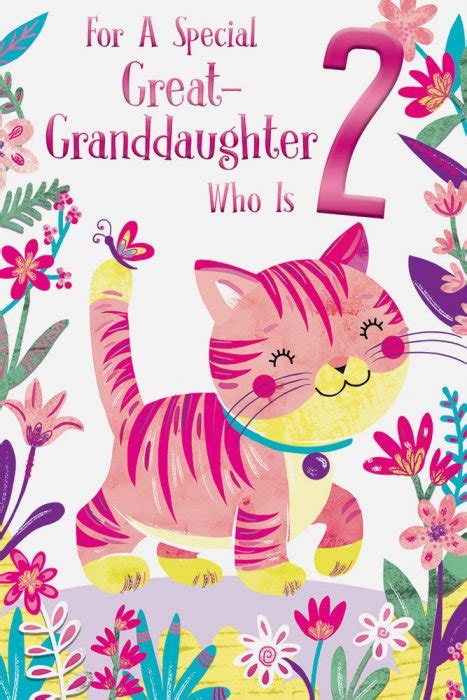 We did not find results for: Age 2 Great Granddaughter 2nd Birthday Card 8800225021802 | eBay