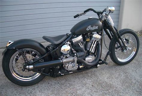 This Old School Indian Bobber Was Built By Shane Cooper