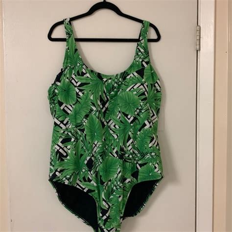 Swimsuits For All Swim Swimsuits For All One Piece Suit Greenery