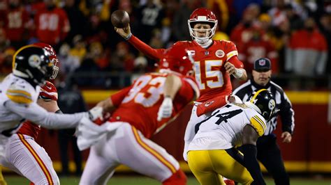 Pittsburgh Steelers 21 42 Kansas City Chiefs Patrick Mahomes Throws Five Touchdowns In Rout Of