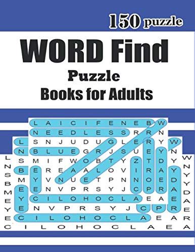 Word Find Puzzle Books For Adults 150 Puzzle Are You A Detective