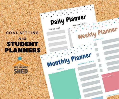 Goal Setting And Student Planners The Student Shed