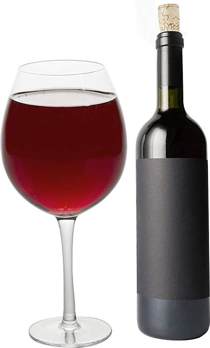 Extra Large Wine Glass 33 5 Oz Per Giant Glass Holds A Full Bottle Of Wine Or