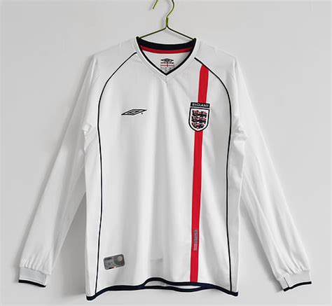 England 2002 Home Shirt Long Sleeve Premier Retros