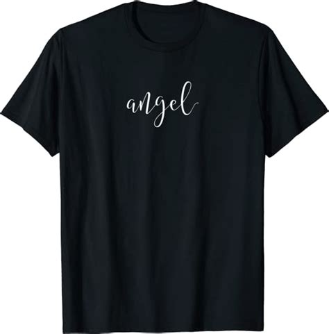 Design That Says Angel T Shirt Clothing