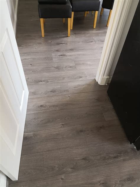 Floors are often the largest surface in a room, so where a space is small or compact, it is best to use this to your advantage. Dining Room and Kitchen Laminate Flooring Installation ...