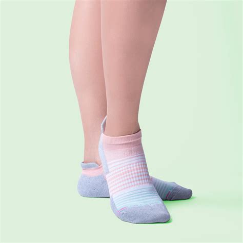 Ankle Compression Socks For Women Dr Motion Ombre Stripe
