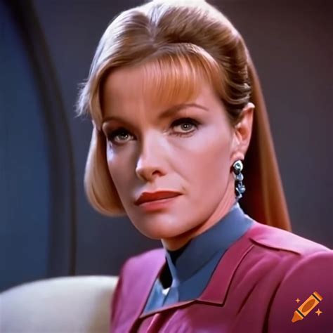 Image Of Young Female Captain Janeway In Star Trek On Craiyon