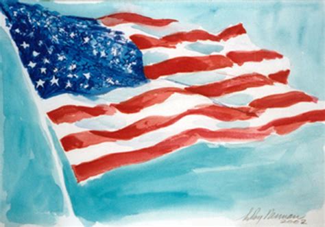 Sold Price Leroy Neiman American Flag Poster Invalid Date Mdt