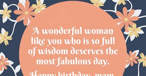 A Wonderful Woman So Full Of Wisdom Happy Birthday Wisher