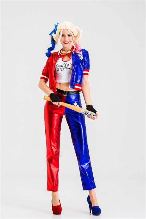 Suicide Squad Harley Quinn Cosplay Costume Halloween Costumes For Adult
