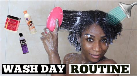 My Simple Wash Day Routine For Natural Hair 2018 7 Month Big Chop