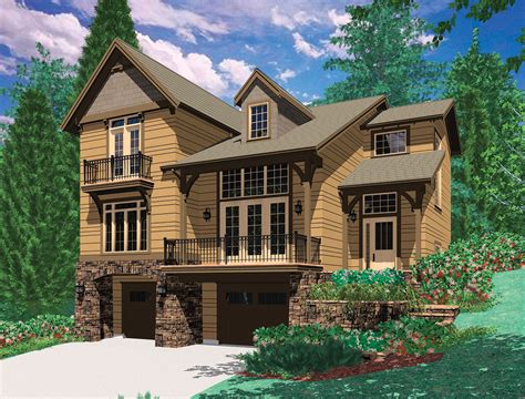 Craftsman With Two Story Great Room 69035am 2nd Floor Master Suite