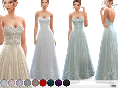 The Sims Resource Wedding Gown