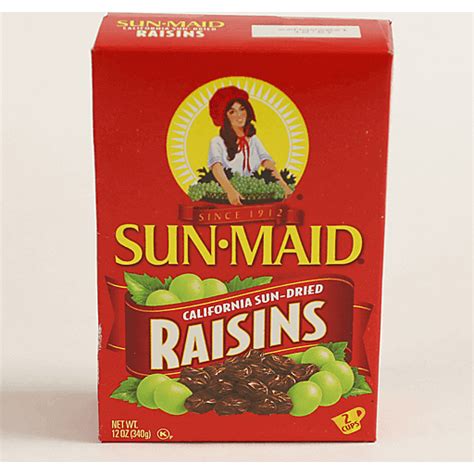 Sun Maid Sun Maid® California Sun Dried Raisins 12 Oz Bag In A Box 12 Oz Raisins Hays