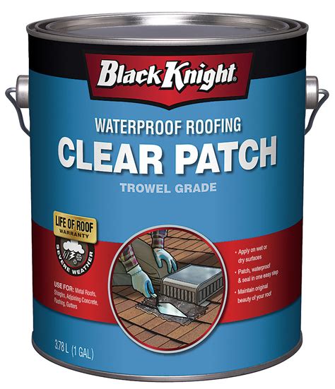 Black Knight 378l Clear Waterproof Roof Patch The Home Depot Canada