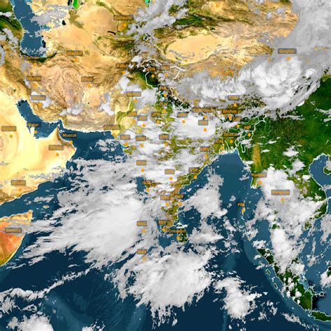 Insat Weather Latest Satellite Images And Maps Of India