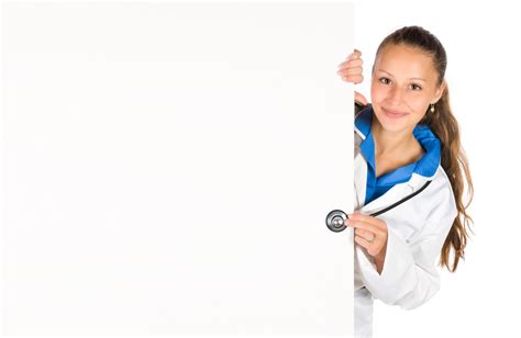 Doctor With Blank Board Free Stock Photo Public Domain Pictures