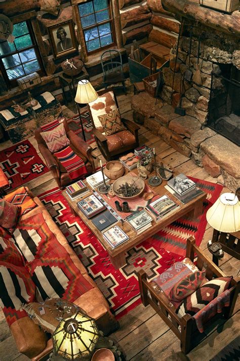 Celebrating Ralph Laurens Legacy At The Iconic Double Rl Ranch In Colorado Rustic Cabin