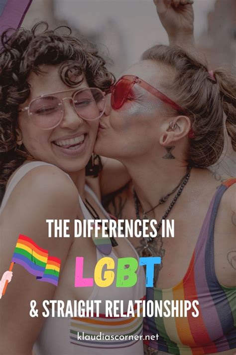 differences in lgbt and straight relationships