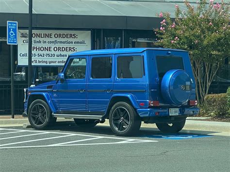 A Gorgeous Blue Mercedes Benz G63 Amg In Virginia Rmercedesbenz
