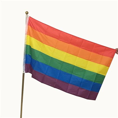 90X150 Cm Homoseksueel Gay Pride Regenboog Vlag String Vlaggen Voor