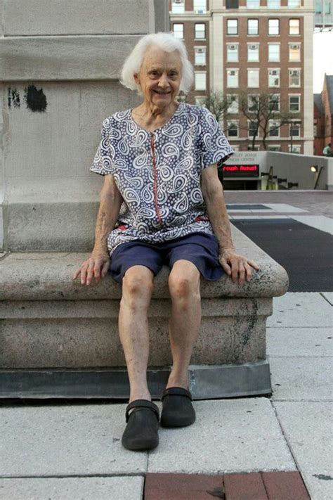 Mary Is 93 Years Old After Her Photo Was Taken She Said If You Force Yourself To Go Outside
