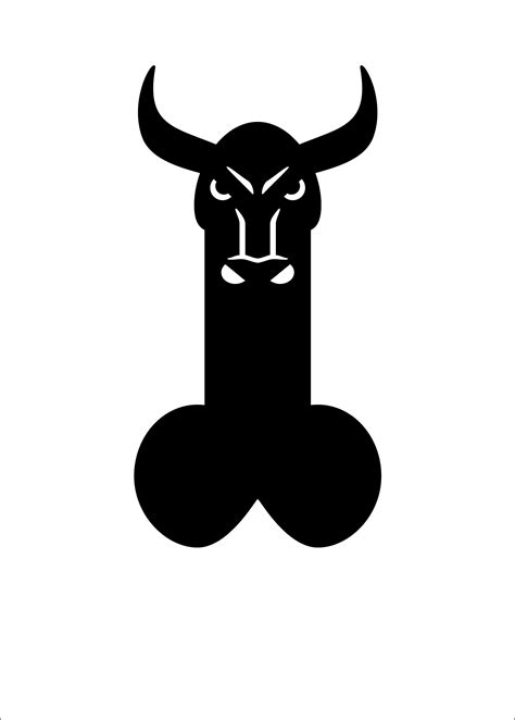 Bull Penis Silhouette Svg Dxf Eps Pdf Clip Art Vector Cut My Xxx Hot Girl