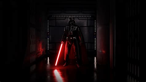Wallpaper Darth Vader Sith Star Wars Dark Lightsaber 1920x1080