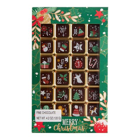 This advent calendar has 24 pieces. Weibler Dark Chocolate Advent Calendar Available Now ...
