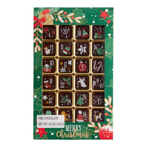 This advent calendar has 24 pieces. Weibler Dark Chocolate Advent Calendar Available Now ...