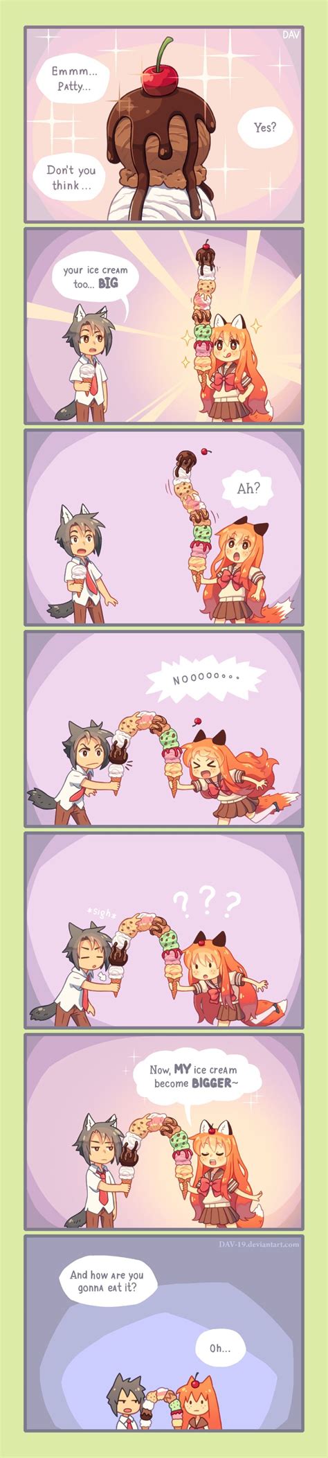 Ice Cream By Dav On Deviantart Anime