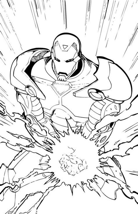 Here is a coloring sheet of iron man in action. Pin on Iron Man Coloring Page