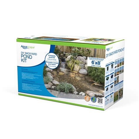 This aquascape kit makes a great first water feature, which will transform your world with the inviting sights & sounds of moving water. Aquascape DIY Backyard Pond Kit - 6x8 - 99764 - AZPonds ...