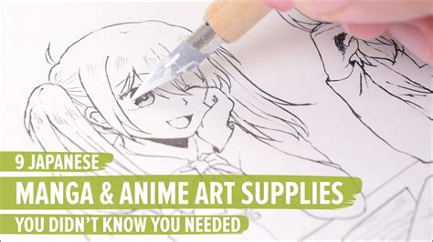 9 Japanese Manga And Anime Art Supplies You Didnt Know You Needed Khao