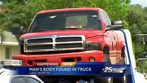 Mans Body Found In Truck In Lake Worth