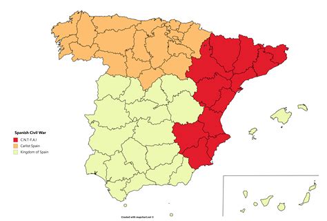 Mapcharts Spanish Civil War Rkaiserreich