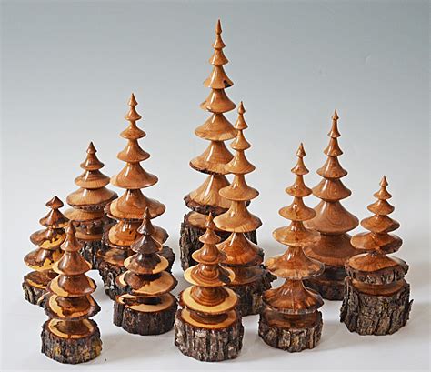 Christmas Forest Christmas Wood Wood Turning Projects Wood Turning