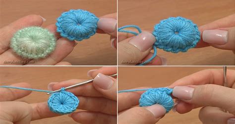 Crochet Puffy Round Button Tutorial Tutorials More