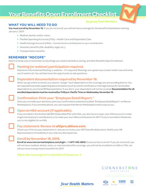 Open Enrollment Checklist Template Fill Out And Sign Online Dochub