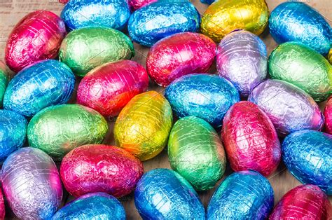 Group Of Colorful Candy Eggs High Quality Holiday Stock Photos