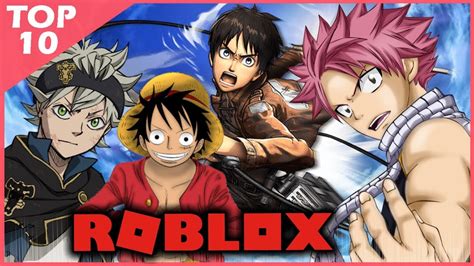 Top 10 Anime Games That Roblox Needs Youtube